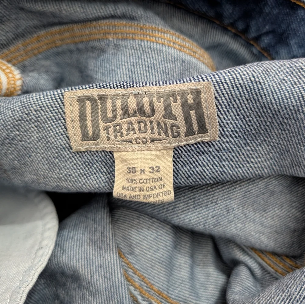 Duluth Trading Co 36x32 Relaxed Fit Blue Jeans - Picture 7 of 7